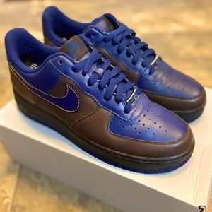 OG Classic Nike Air Force 1 Low “Barkley” (Brown, blue and orange)